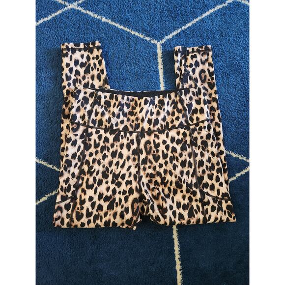 Victoria's Secret Women's Leopard Super Soft Compression Leggings-12 - Picture 1 of 6